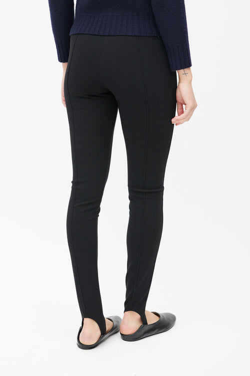 Max Mara Black Stirrup Legging