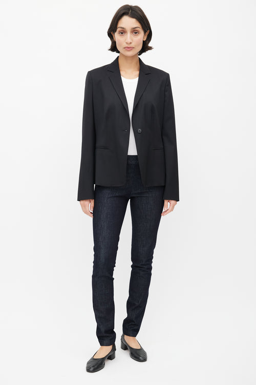 Max Mara Black Wool Blazer