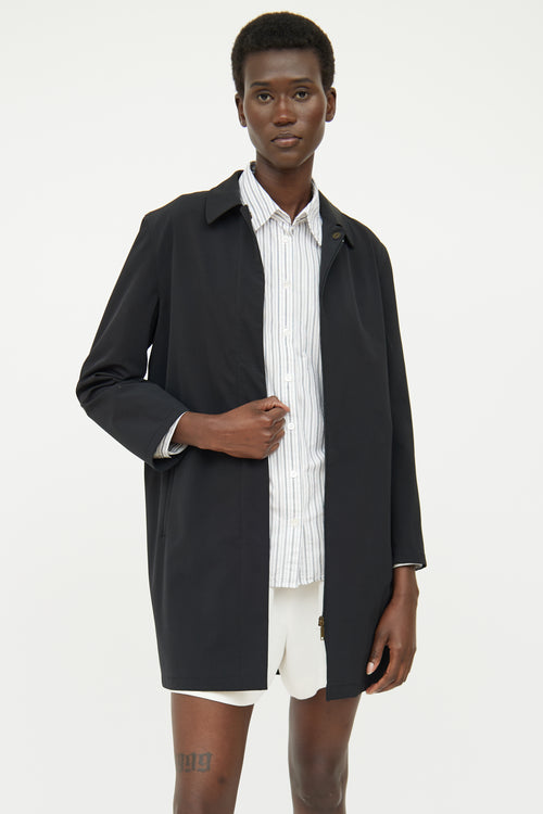 Max Mara Black Shell Coat