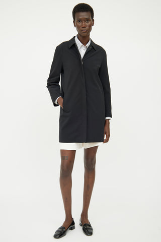 Max Mara Black Shell Coat