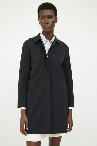 Max Mara Black Shell Coat