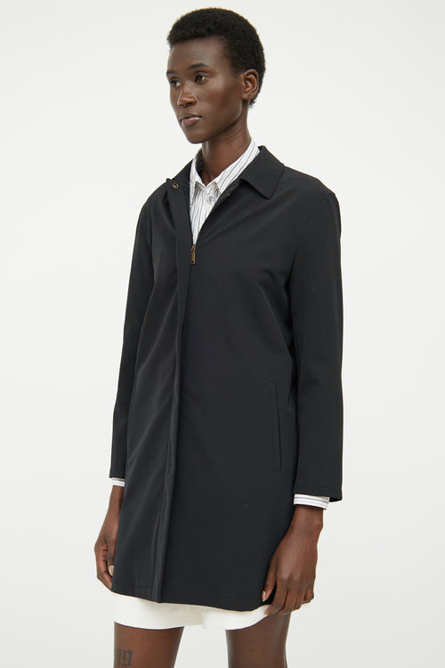 Max Mara Black Shell Coat