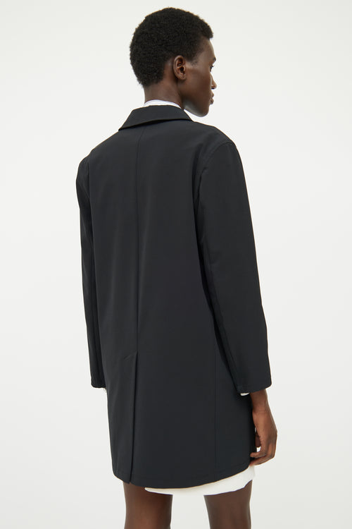 Max Mara Black Shell Coat