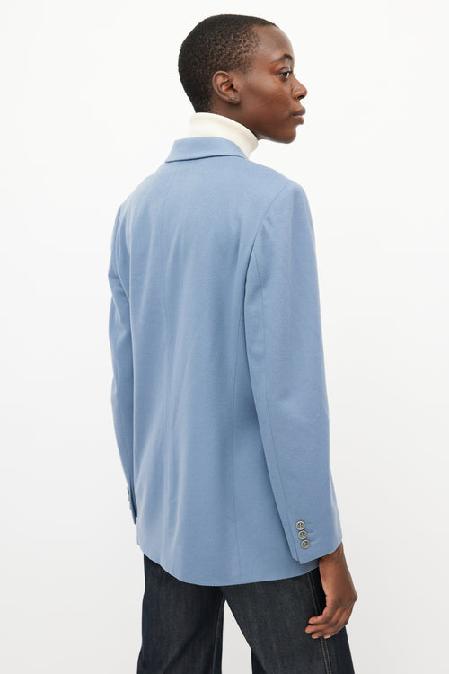 Max Mara Blue Wool Blazer