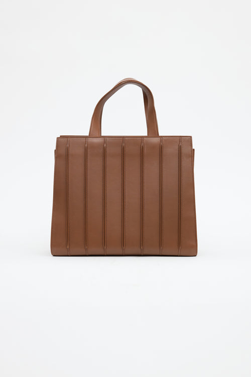 Max Mara Brown Whitney Tote Bag