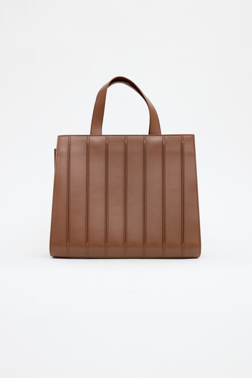 Max Mara Brown Whitney Tote Bag