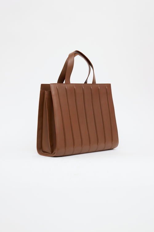 Max Mara Brown Whitney Tote Bag