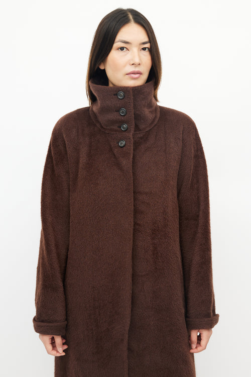 Max Mara Brown Wool Coat