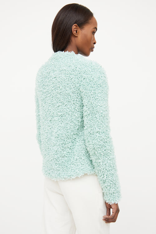 Max Mara Seafoam Textured Cardigan