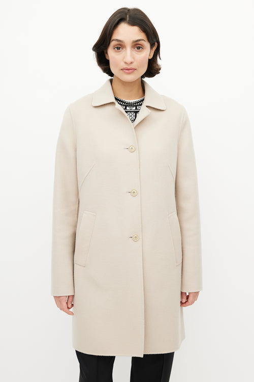 Max Mara Beige Wool Coat