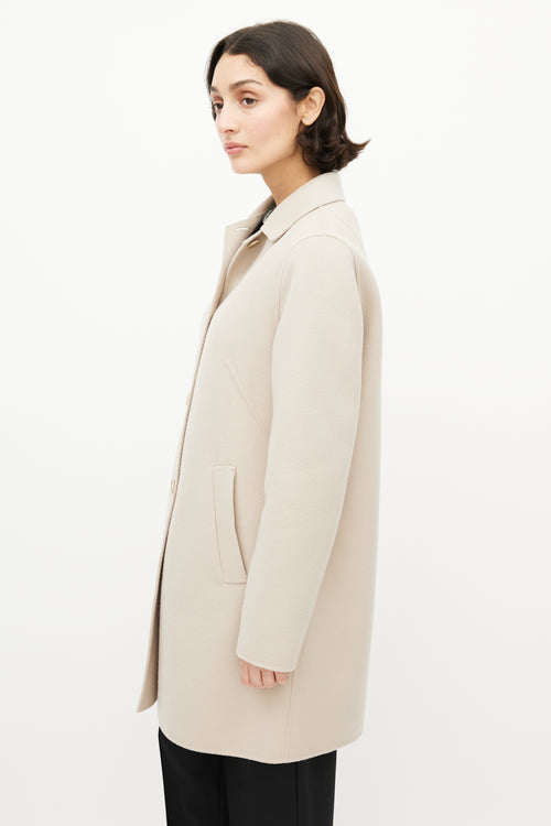 Max Mara Beige Wool Coat