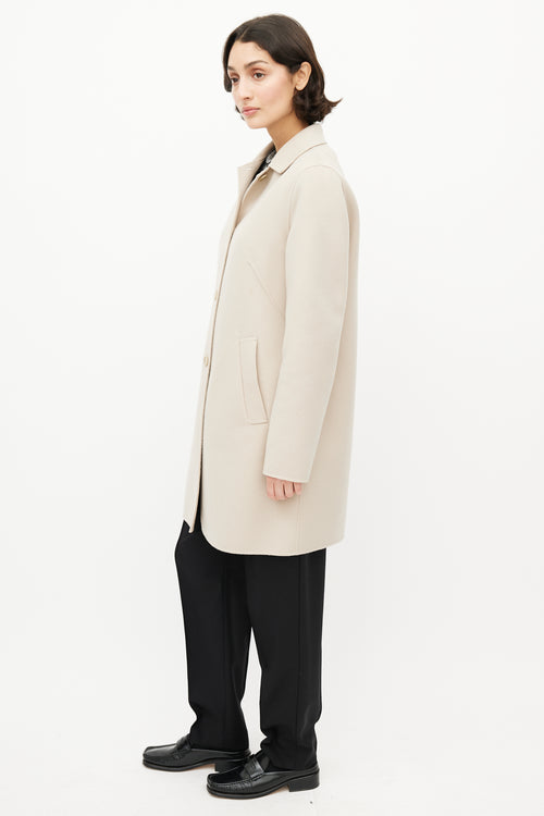 Max Mara Beige Wool Coat