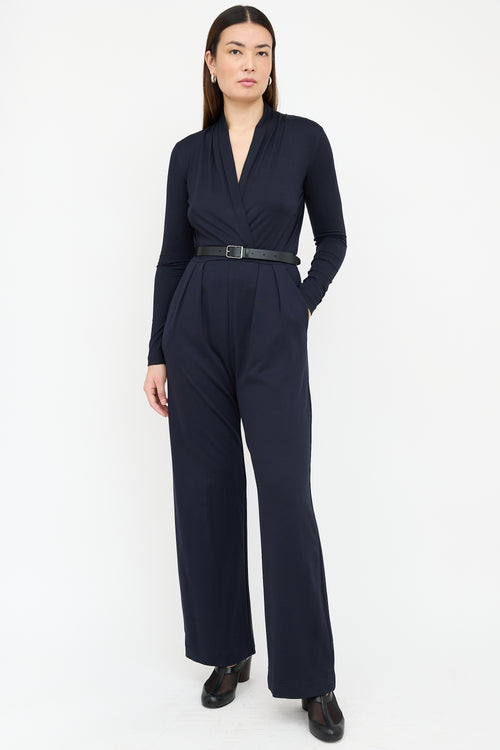 Max Mara V-Neck Jumpsuit