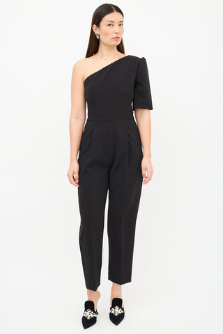 Max Mara Smalto One Sleeve Jumpsuit