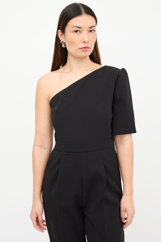 Max Mara Smalto One Sleeve Jumpsuit