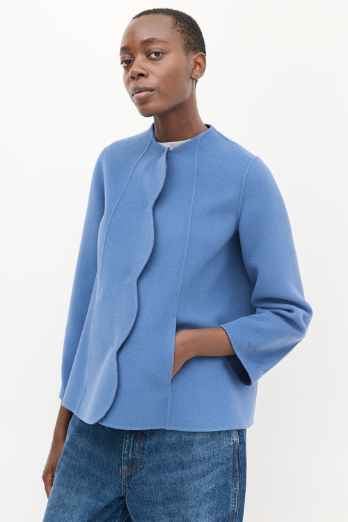 Max Mara Weekend Blue Wool Basco Jacket