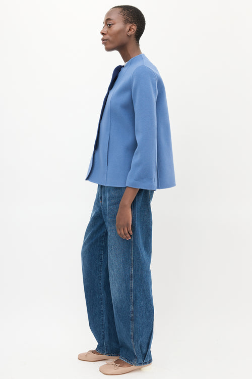 Max Mara Weekend Blue Wool Basco Jacket