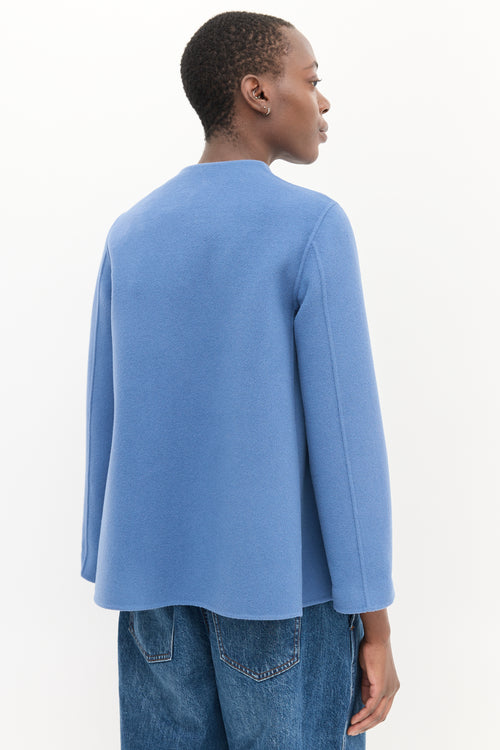 Max Mara Weekend Blue Wool Basco Jacket