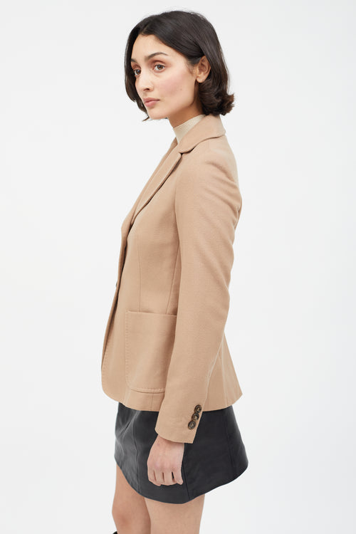 Max Mara Weekend Brown Wool Two Button Blazer