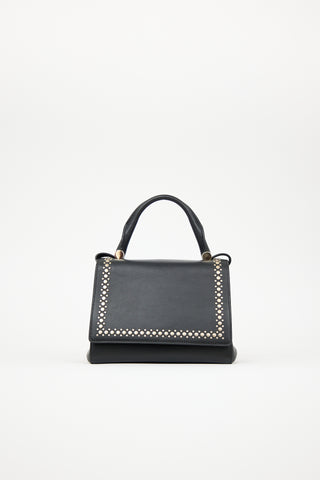 Max Mara Leather Studded Crossbody Bag