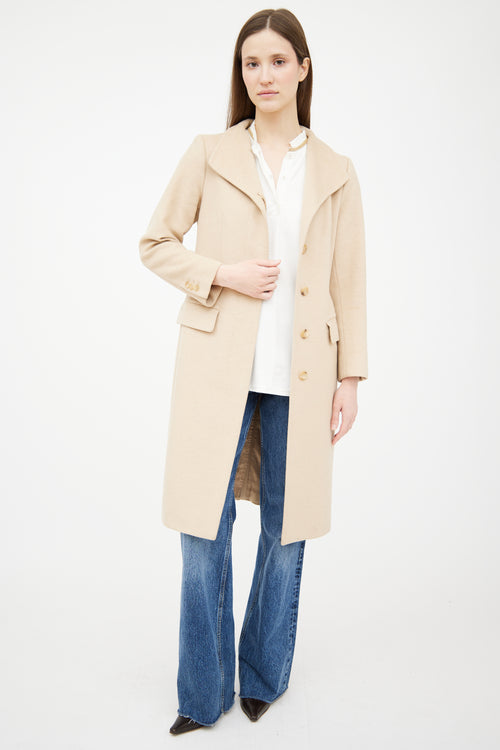 Max Mara Beige Cashmere Coat