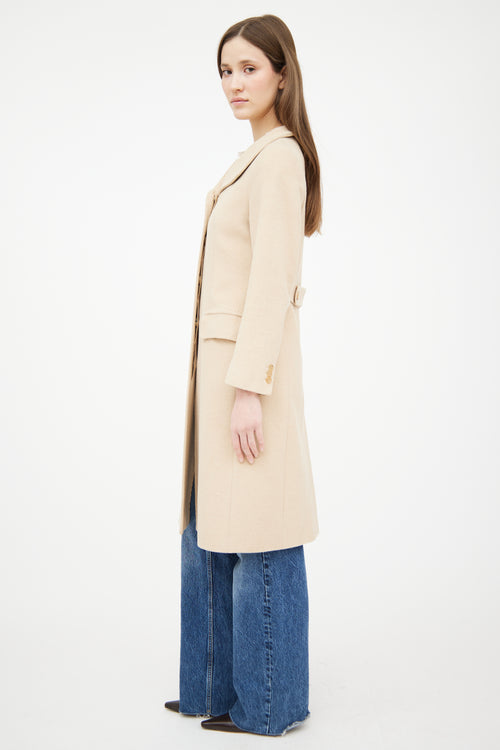 Max Mara Beige Cashmere Coat