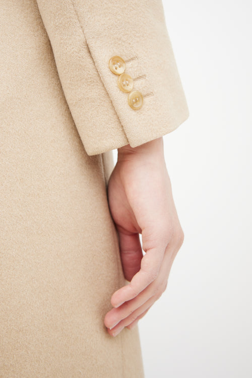 Max Mara Beige Cashmere Coat