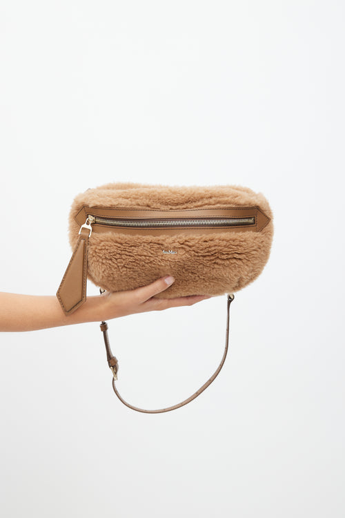 Max Mara Brown Banane Teddy Bag