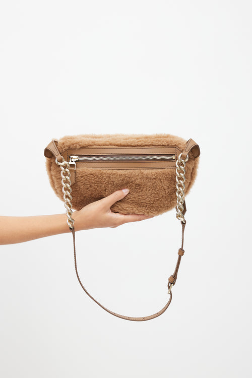 Max Mara Brown Banane Teddy Bag