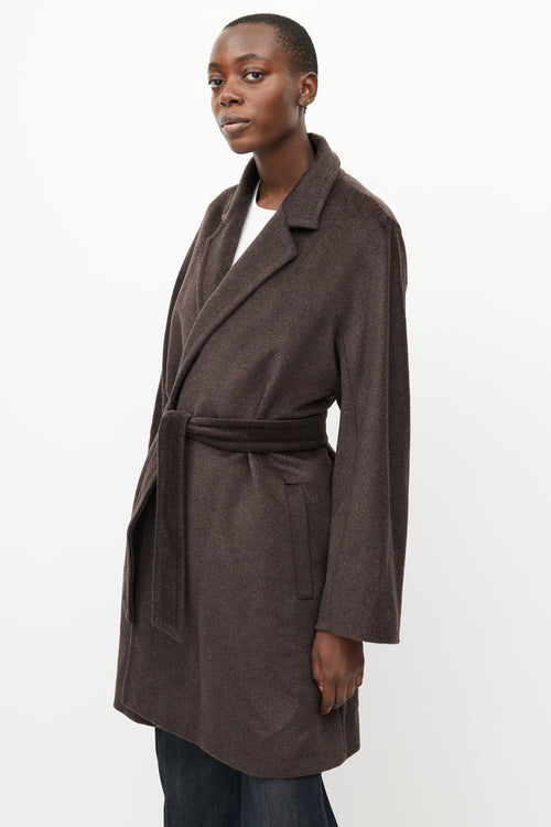 Max Mara Brown Wool Coat