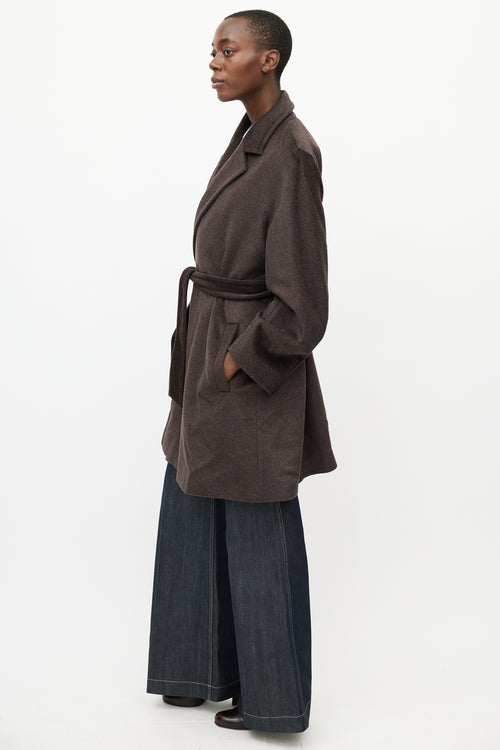 Max Mara Brown Wool Coat