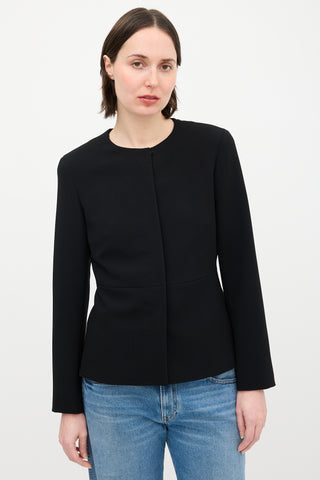 Max Mara Collarless Jacket