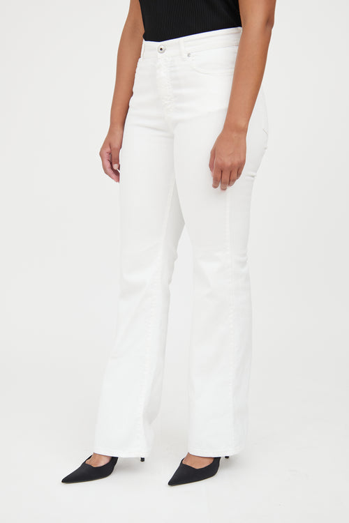 Max Mara White Flare Jeans