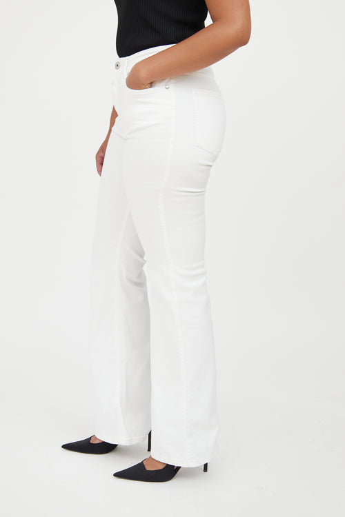 Max Mara White Flare Jeans