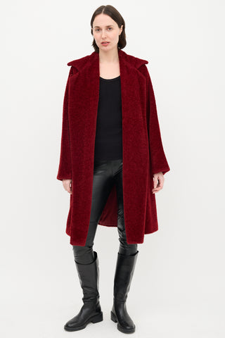 Max Mara Wool Fuzzy Coat