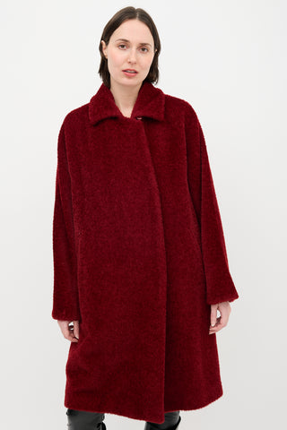 Max Mara Wool Fuzzy Coat