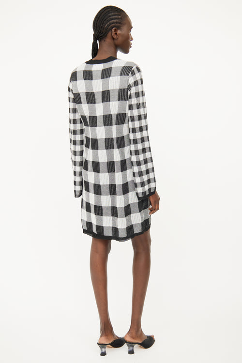 McQ Black 
Grey Knit  Dress