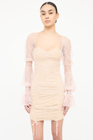 Michael Costello X Revolve Floral Lace Dress