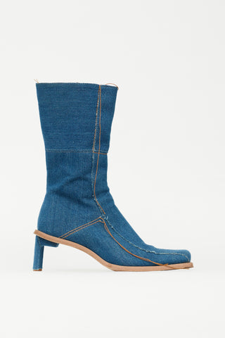 Miista Blue Amparo Denim Boot