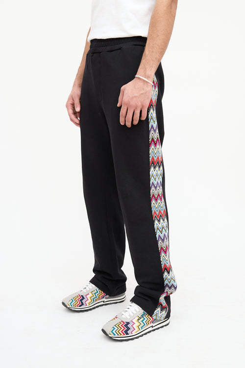 Missoni Black 
Multi Chevron Sweatpants