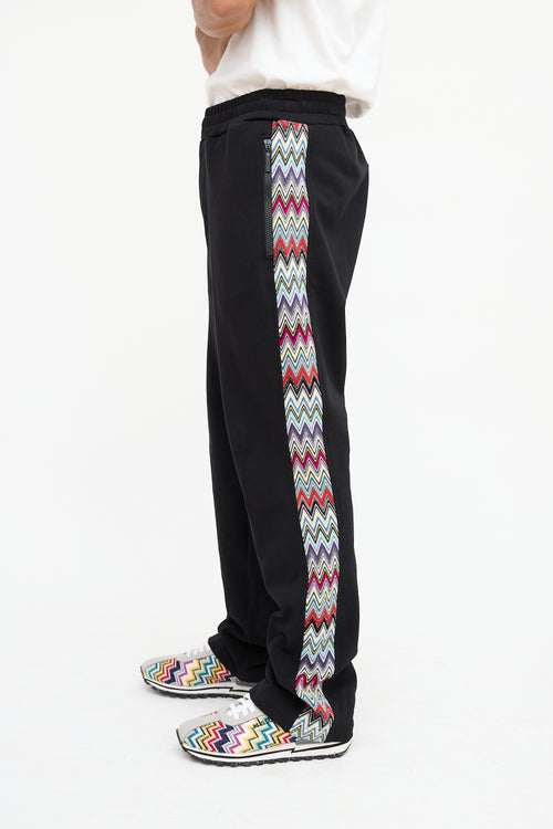 Missoni Black 
Multi Chevron Sweatpants