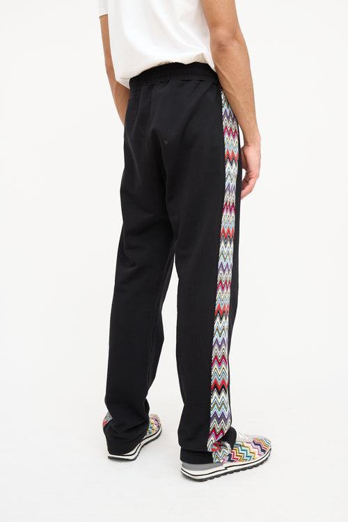 Missoni Black 
Multi Chevron Sweatpants