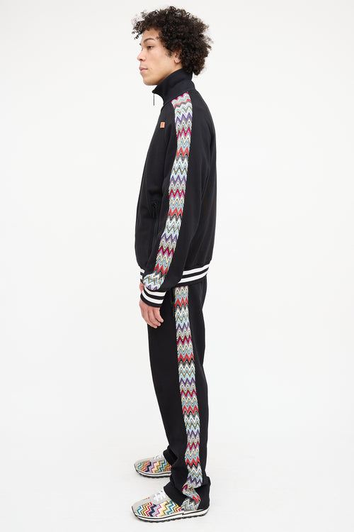 Missoni Black 
Multi Chevron Sweatshirt