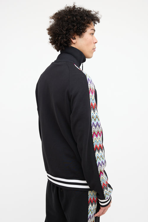 Missoni Black 
Multi Chevron Sweatshirt