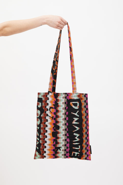 Missoni Black 
Multicolour Mesh Patterned Tote Bag