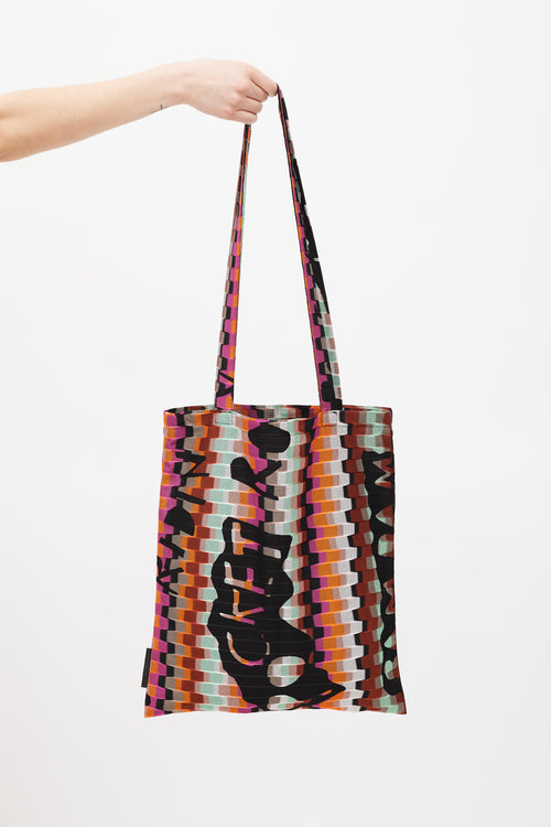 Missoni Black 
Multicolour Mesh Patterned Tote Bag