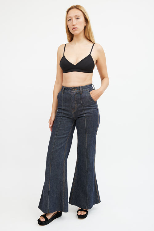 Zimmermann Blue Denim Flare Pants