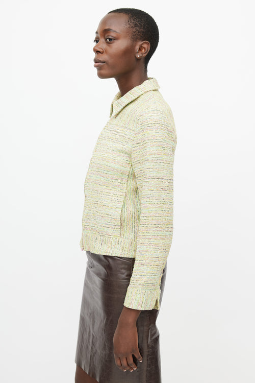 Missoni Green 
Multicolour Knit Jacket