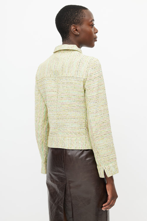 Missoni Green 
Multicolour Knit Jacket