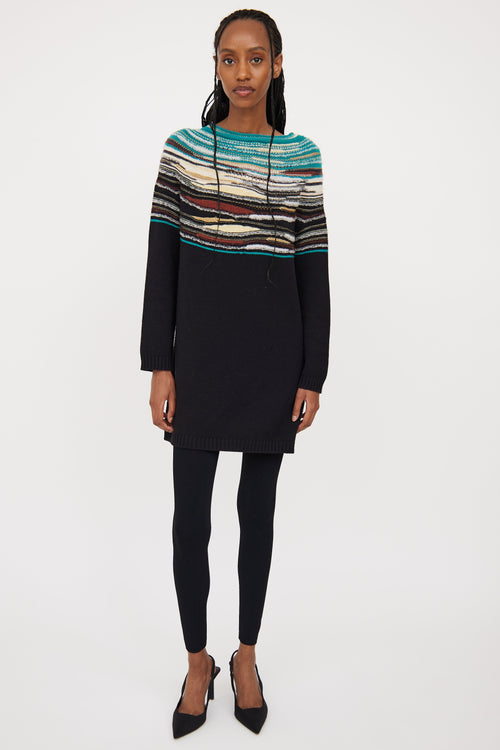 M Missoni Green 
Multi Knit Sweater